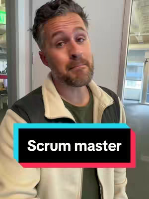 The SCRUM MASTER #scrum #projectmanager #corporate #corporatelife #9to5 