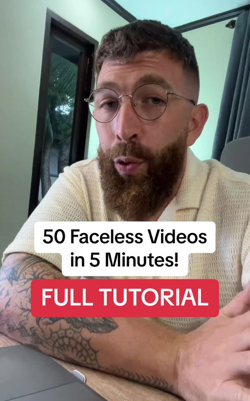 The easiest way to bulk create faceless video content for social media. Save thi