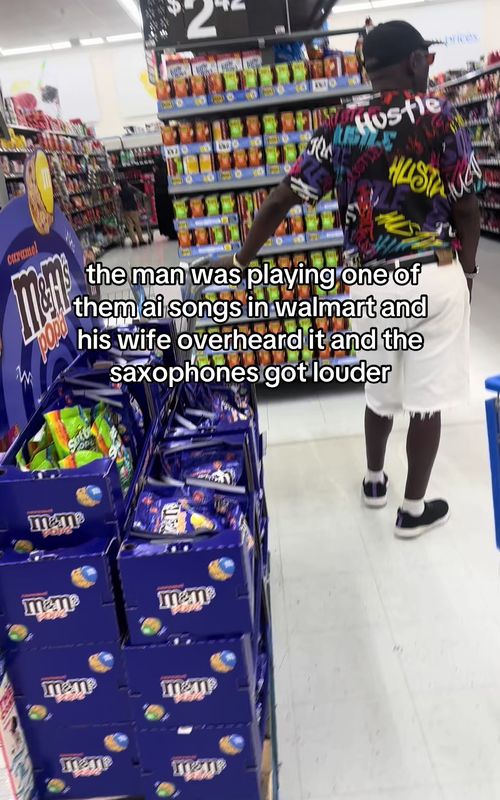 she said she not doing NONE of that😭😭😂😂 #walmart #funny #aisongs #couples #f
