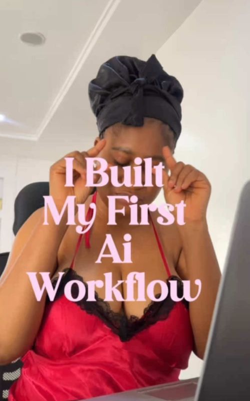 Built my first ever AI automation workflow today It checks the Lagos weather ev