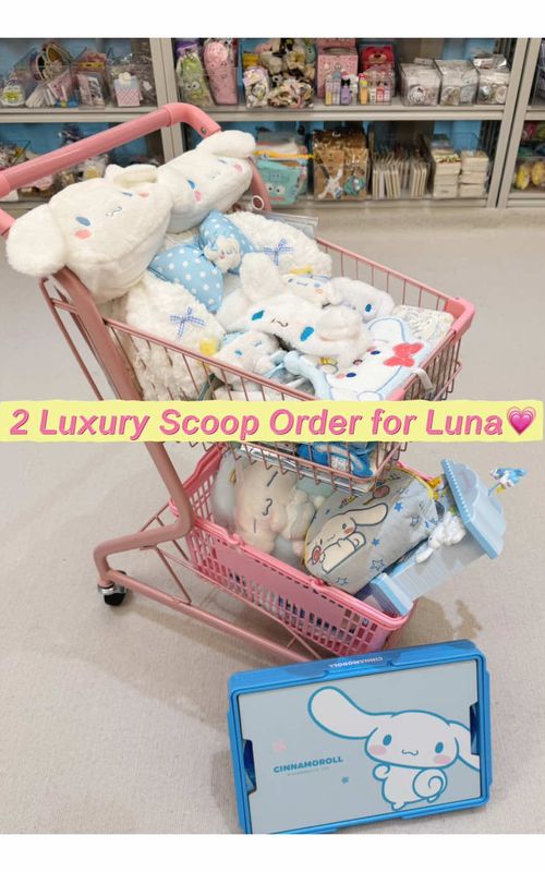 All Cinnamoroll🩵2 Luxury Scoop Order for Luna!#packingorders #sanrio #luckyscoo