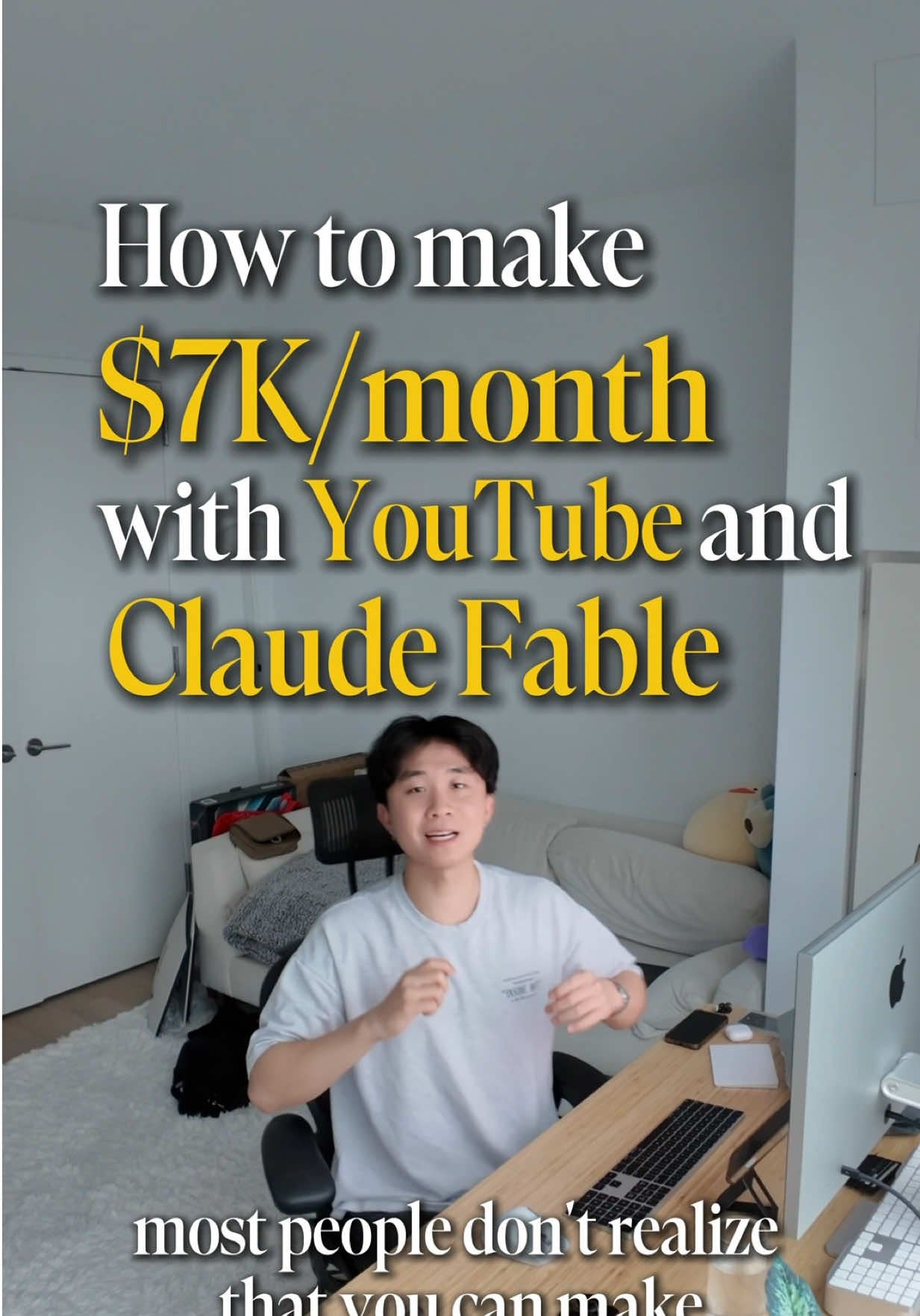 How to make $7k/month on youtube automations with Claude Fable #ai #Tech 