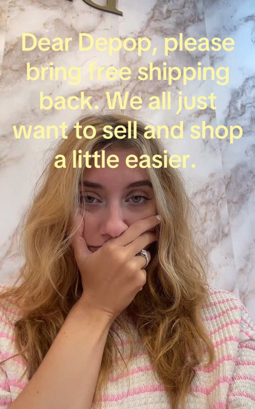 I literally just got the app a week ago too😅 @Depop bring free shipping back #d