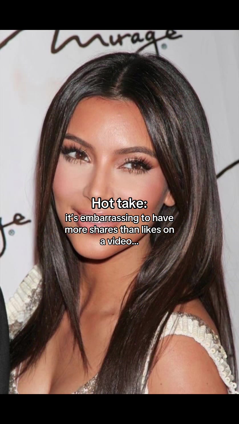 I’d delete the video 😭✌️ #fyp #kimk #engagementbait #viral #hottake 