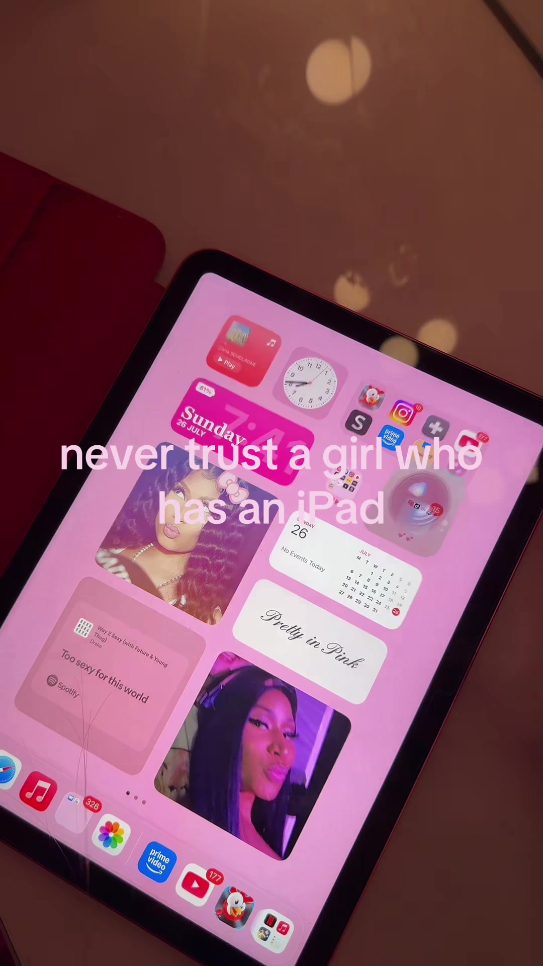 🎀🎀 #ipad #ipadpro #girl #pink 