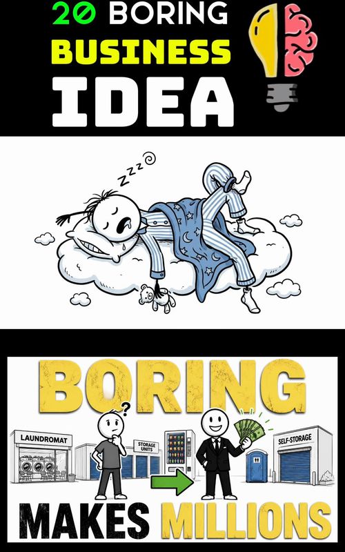 20 Boring Businesses That Quietly Make Millions (Most People Ignore) 💰 What if 