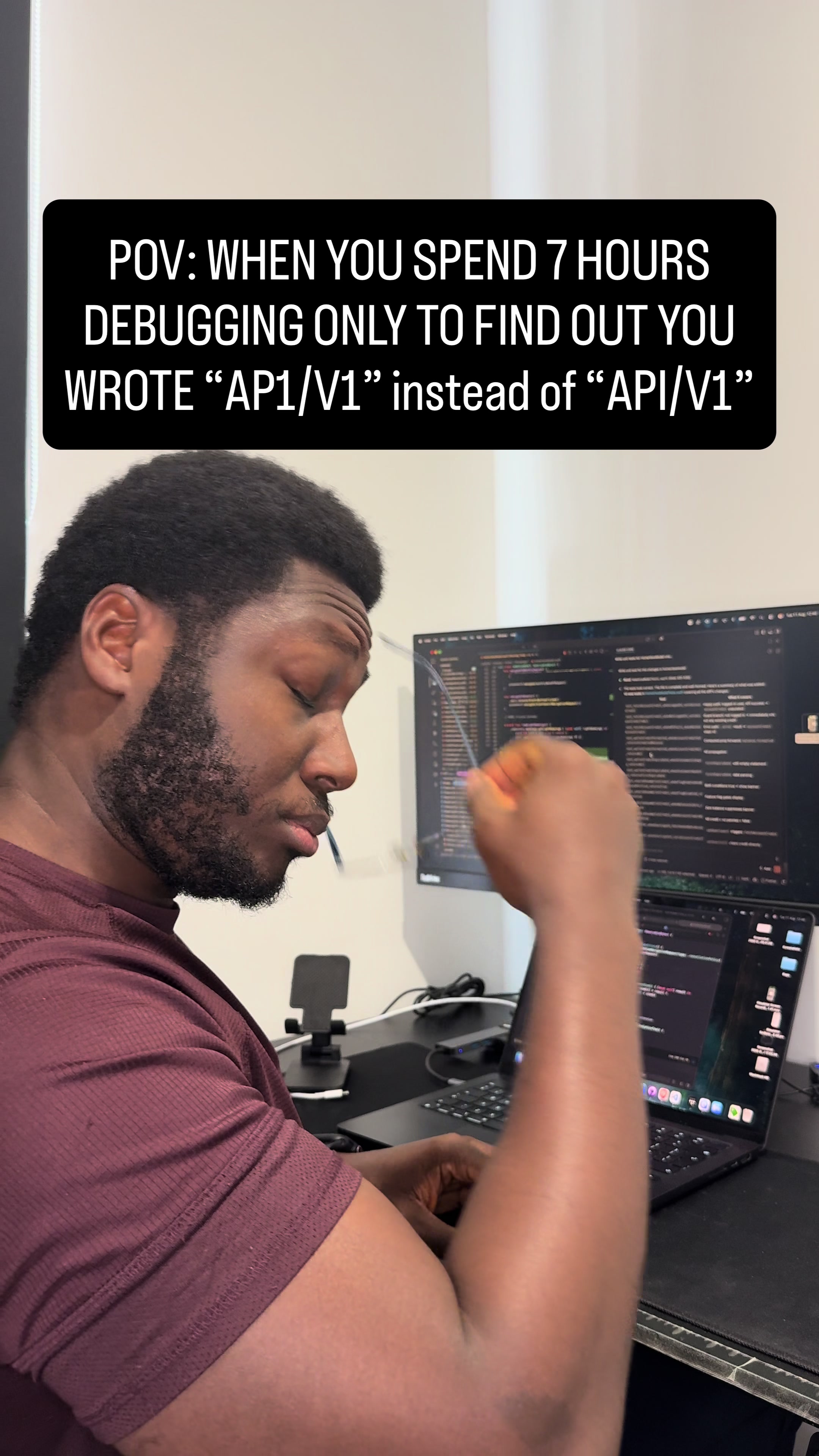 Cut the show 😭 #developer #programming #codinghumor 