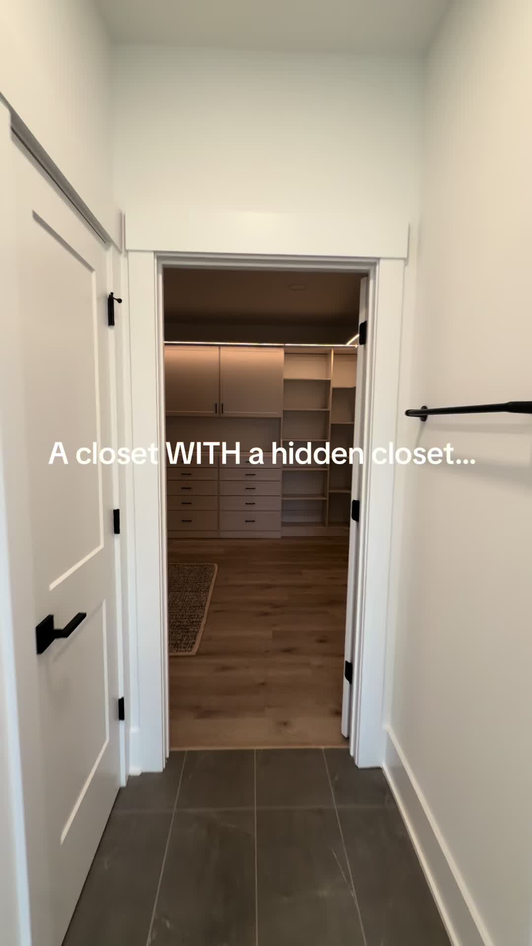 A perfect his & hers closet 🤩 #newconstruction #ncrealtor #buying #sellinghome