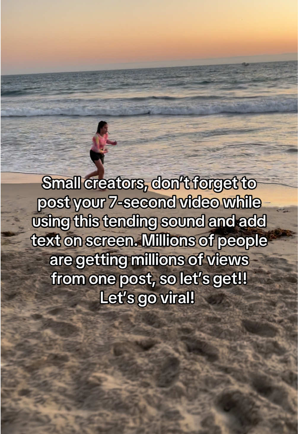 Don’t forget to post your 7-second video while using this trending sound today.