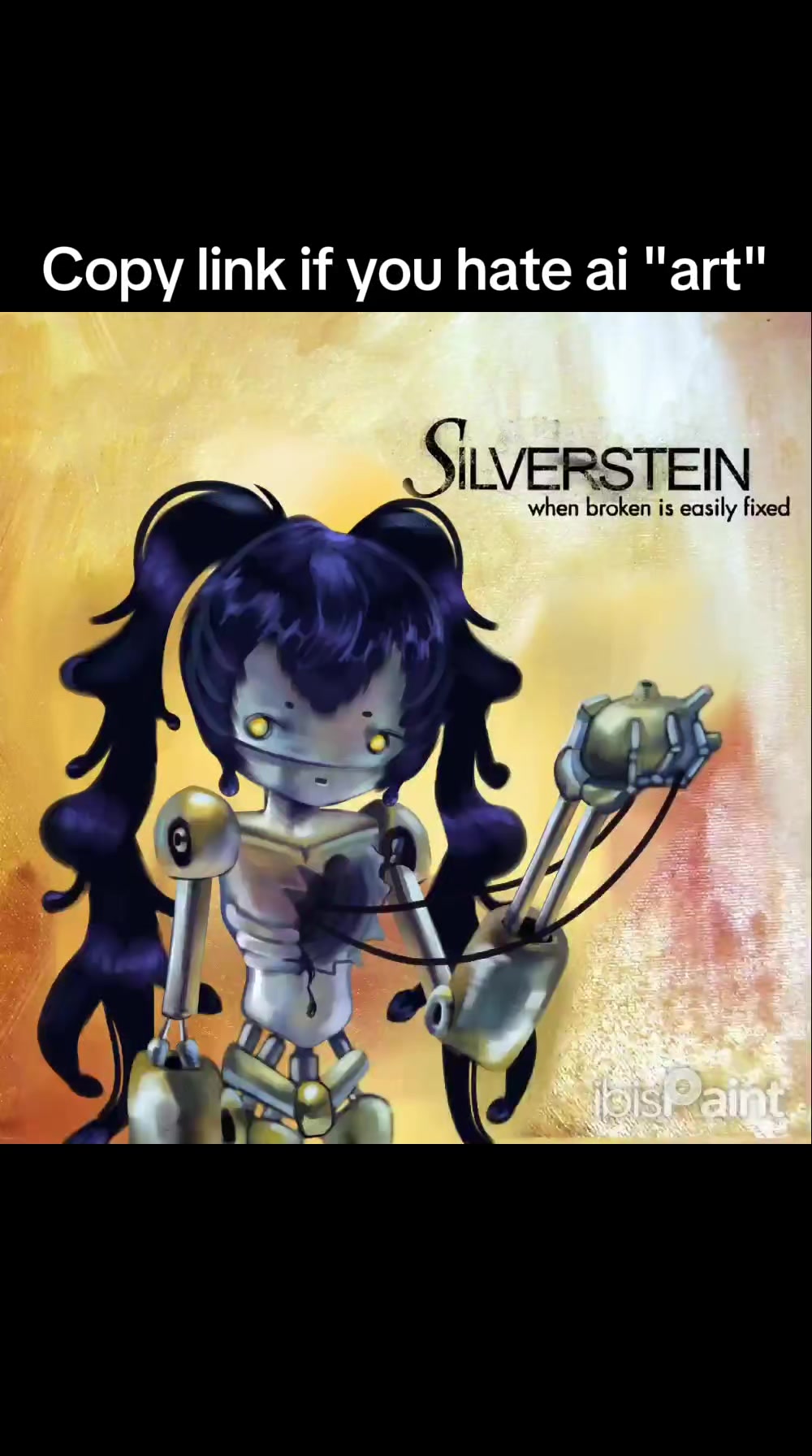 I love my beautiful creation Silverstein Miku #antiai #art #fyp #kikuo #silverst