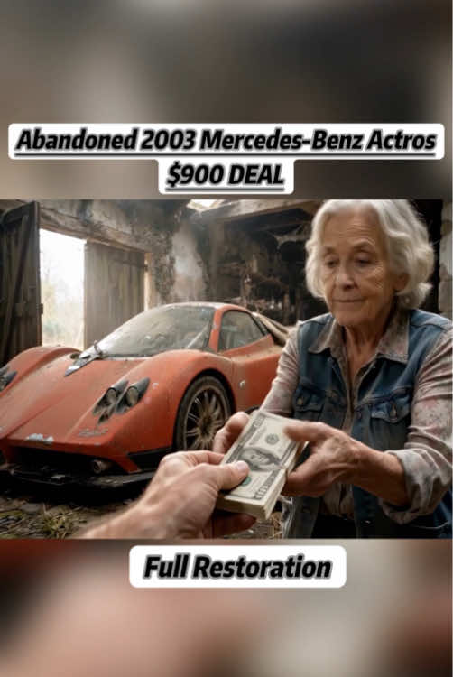 Abandoned 2003 Mercedes-Benz ActrosFull Restoration#carmechanic #carrestoration 