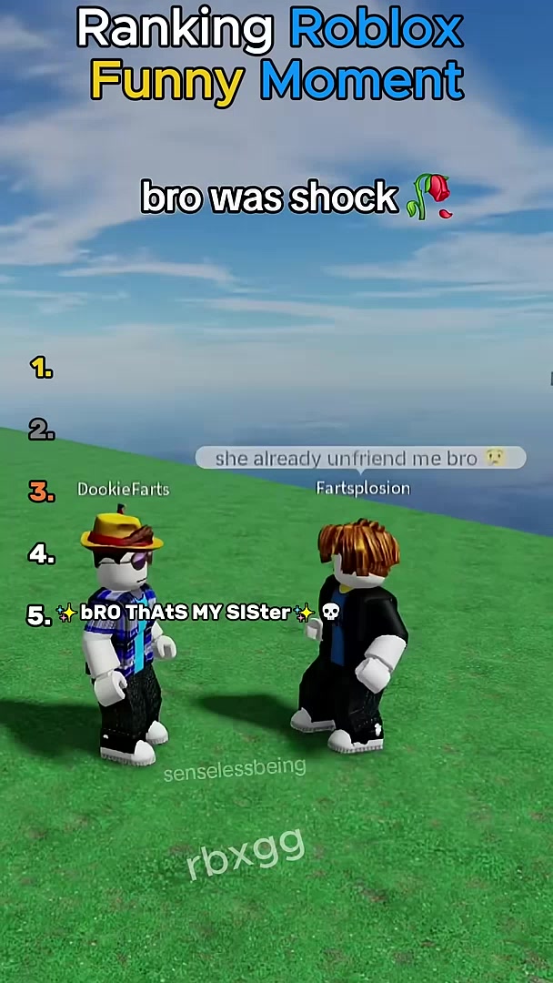 Ranking Funniest Roblox Moments ✌💔😭 #roblox #funny #gaming #ranked #robloxmeme