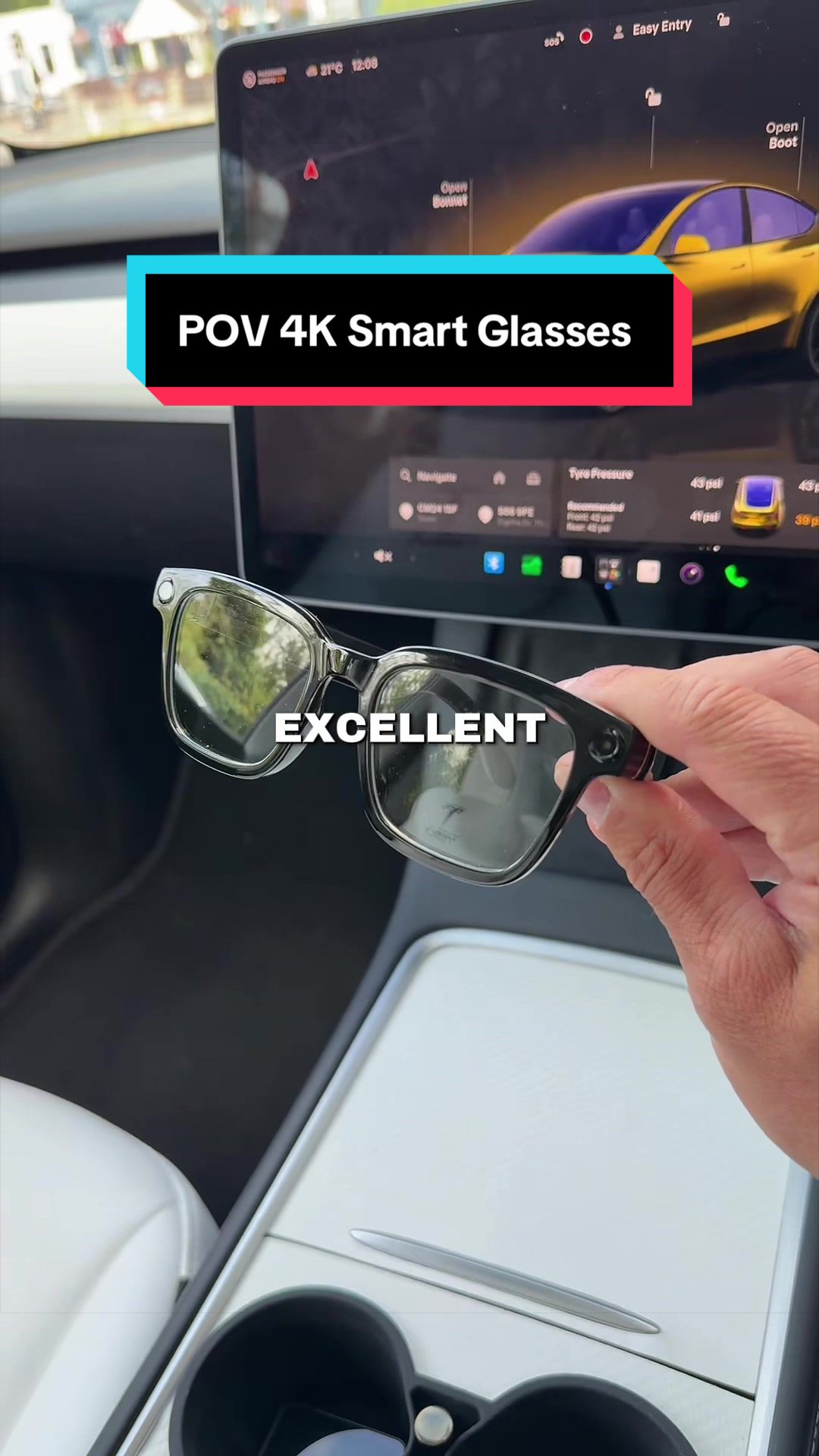 4K Smart Glasses for hands-free POV content creation 🎥 Capture exactly what you
