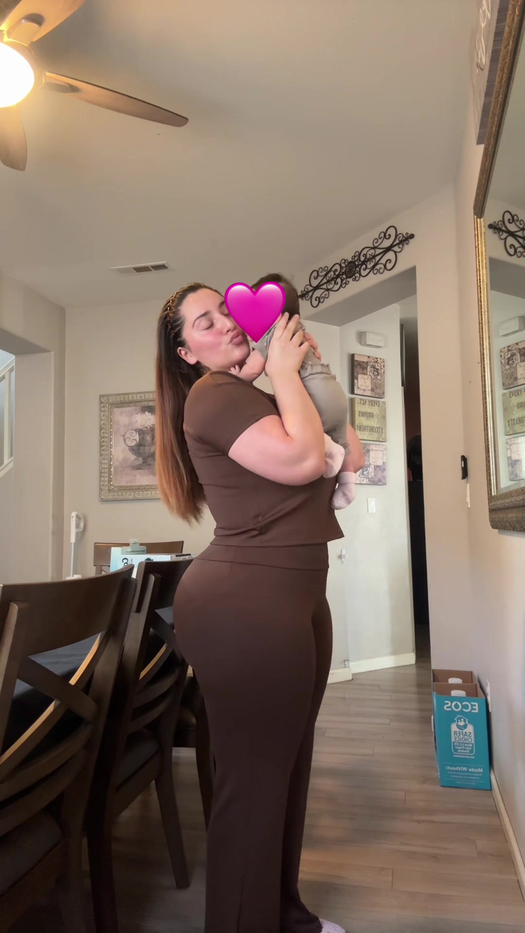 Filmed this about 3 weeks ago, already down 5lbs 💟 #newmom #babygirl 
