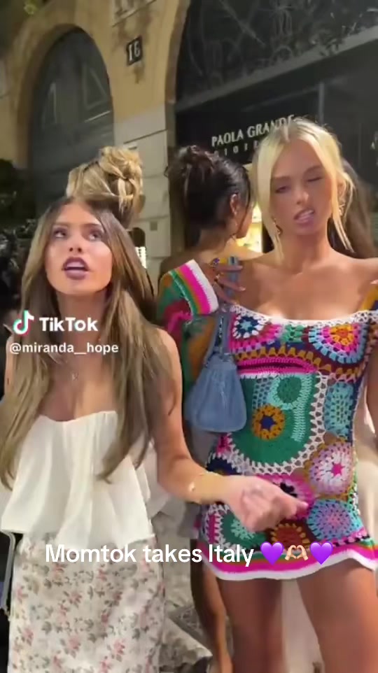 Momtok takes to Italy, low key surprised to see Jen as they are currently filmin
