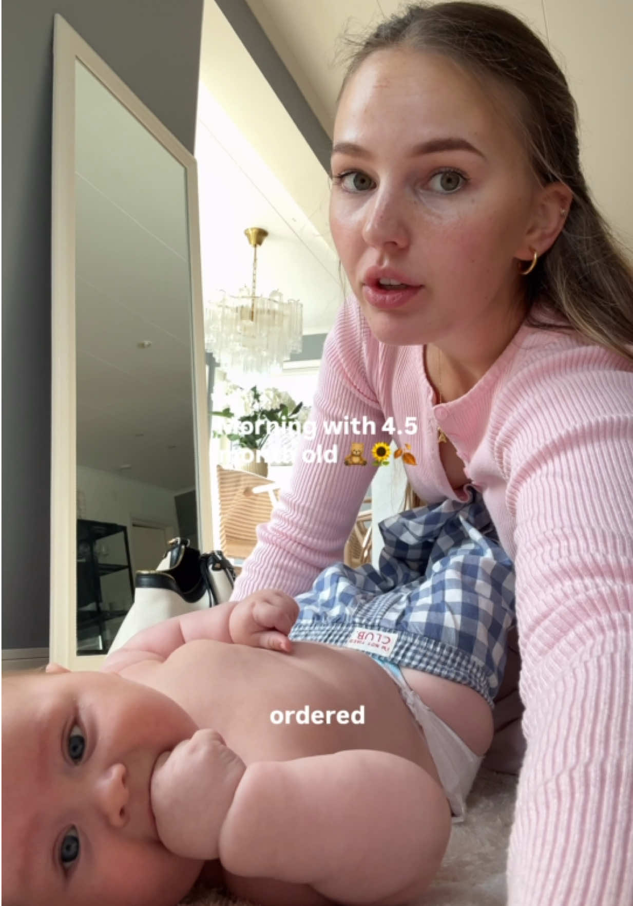 Spend the morning with us 🧸🍁🍂 #newmom #babylove #babyboy #firsttimemom 
