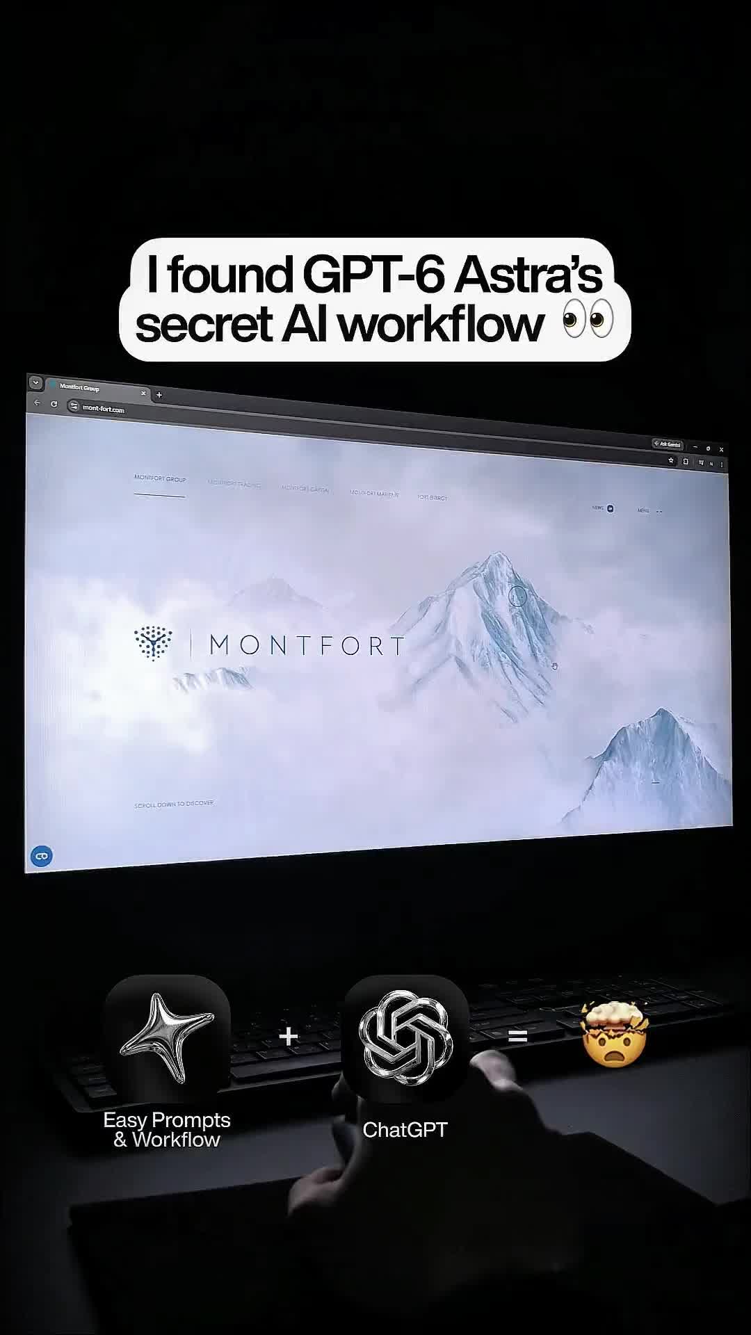 Comment “GPT” and I’ll send you the ChatGPT Astra workflow behind these builds �